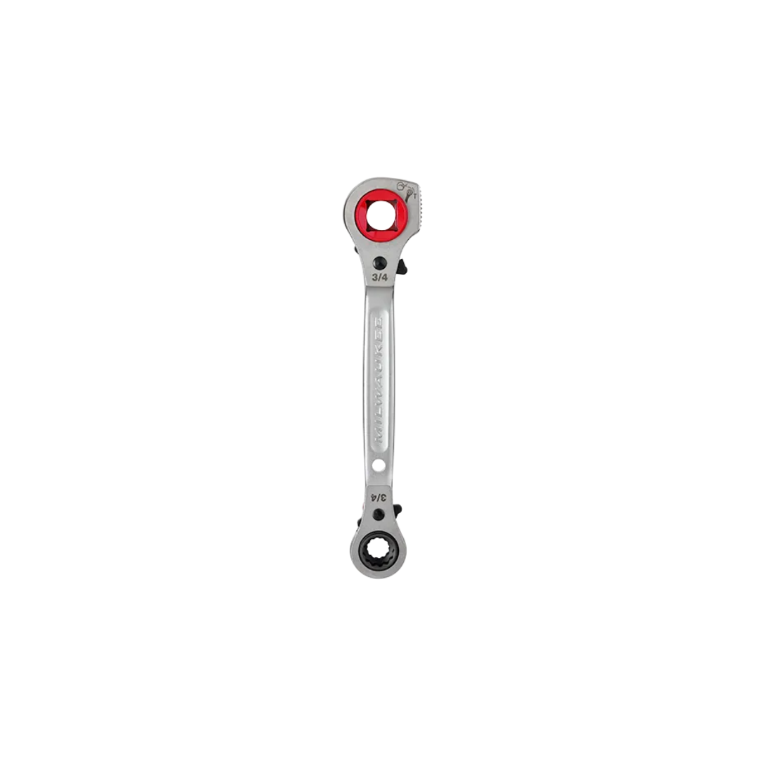 Milwaukee Lineman's 5in1 Ratcheting Wrench with Milled Face from GME Supply